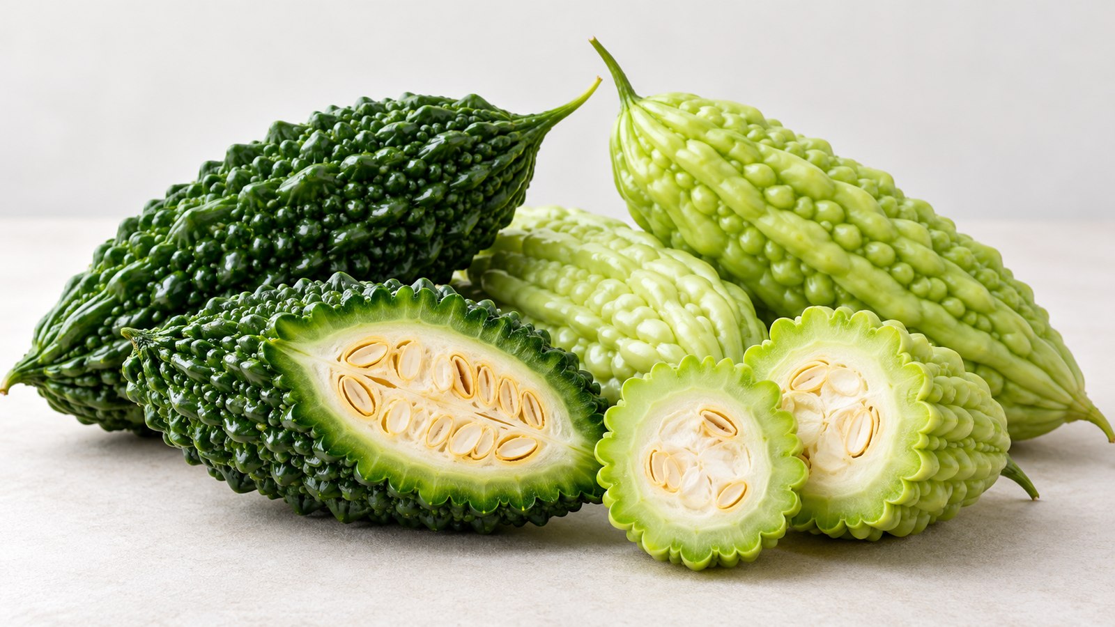 Green bitter melon varieties